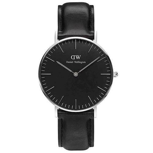 Image of Classic Black Sheffield rustfri stål quartz Dame ur fra Daniel Wellington, DW00100145